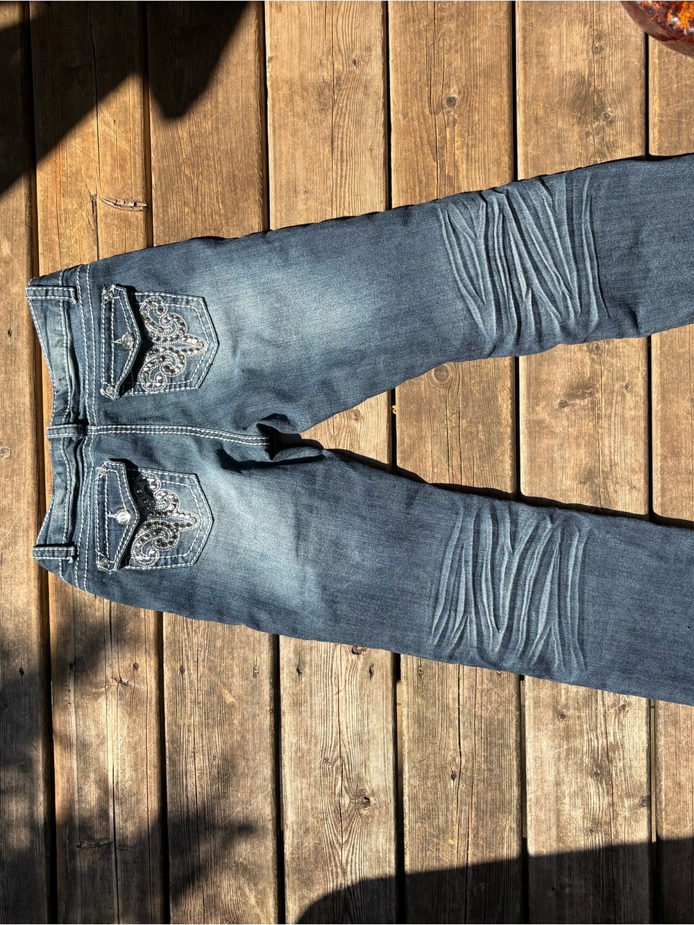 Women's Dark Blue Boot Cut Jeans